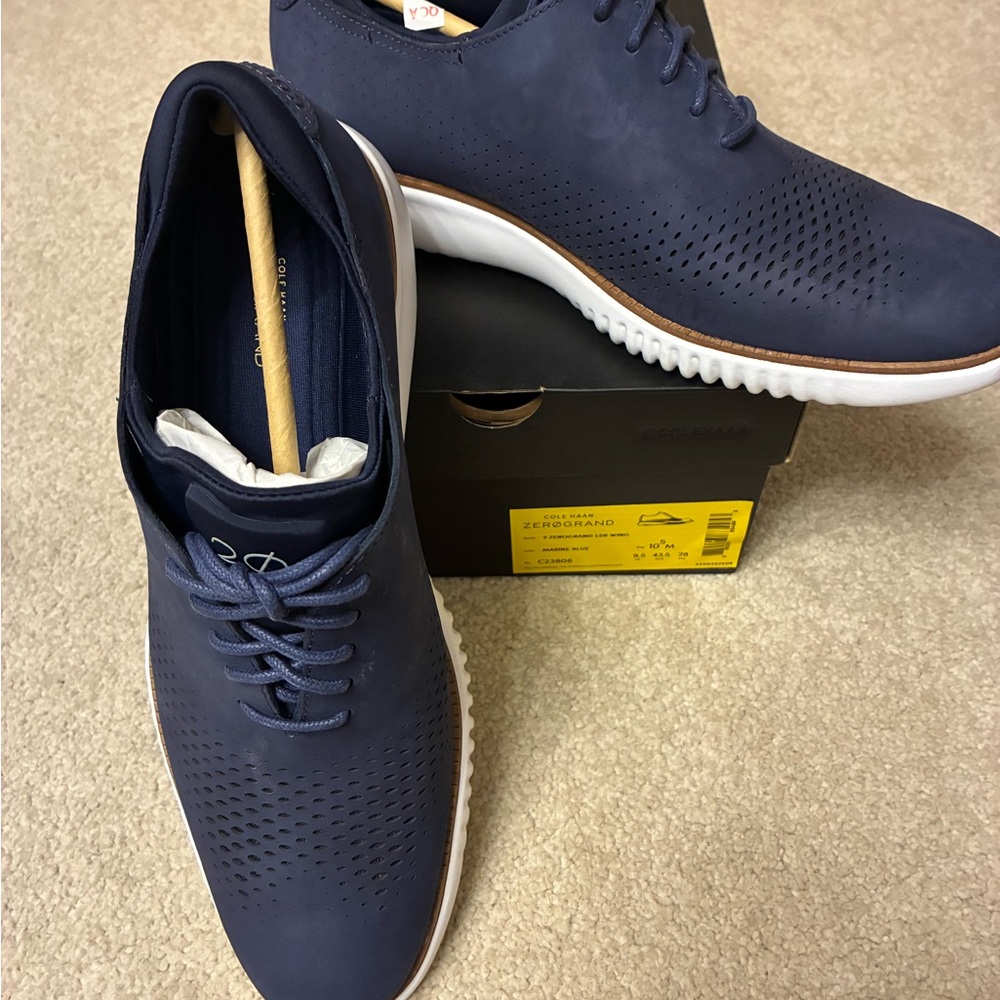NWT Cole Haan 2 Zerogrand LSR Wing Marine Blue size 10.5 medium